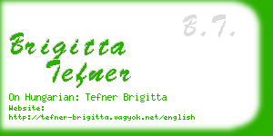 brigitta tefner business card